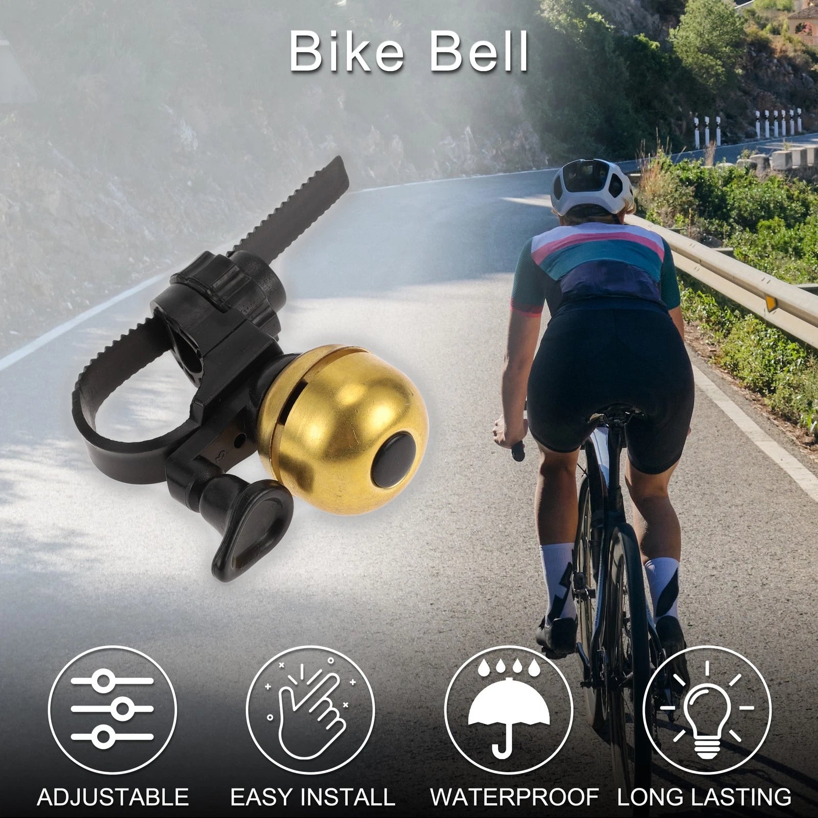 Bicycle Trigger Bell Replacement for City Bike Road Bike (2000–2025)