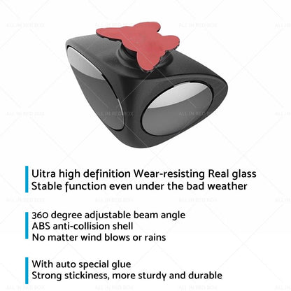 2X Panoramic Door Side Rear View Mirror for Toyota