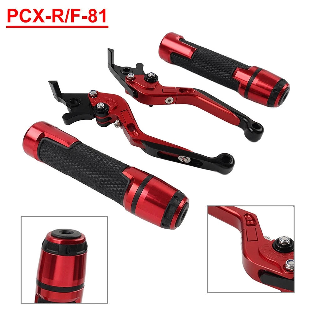 Folding Extendable Brake Clutch Lever for Honda Forza 125 (2018–2023) - Red