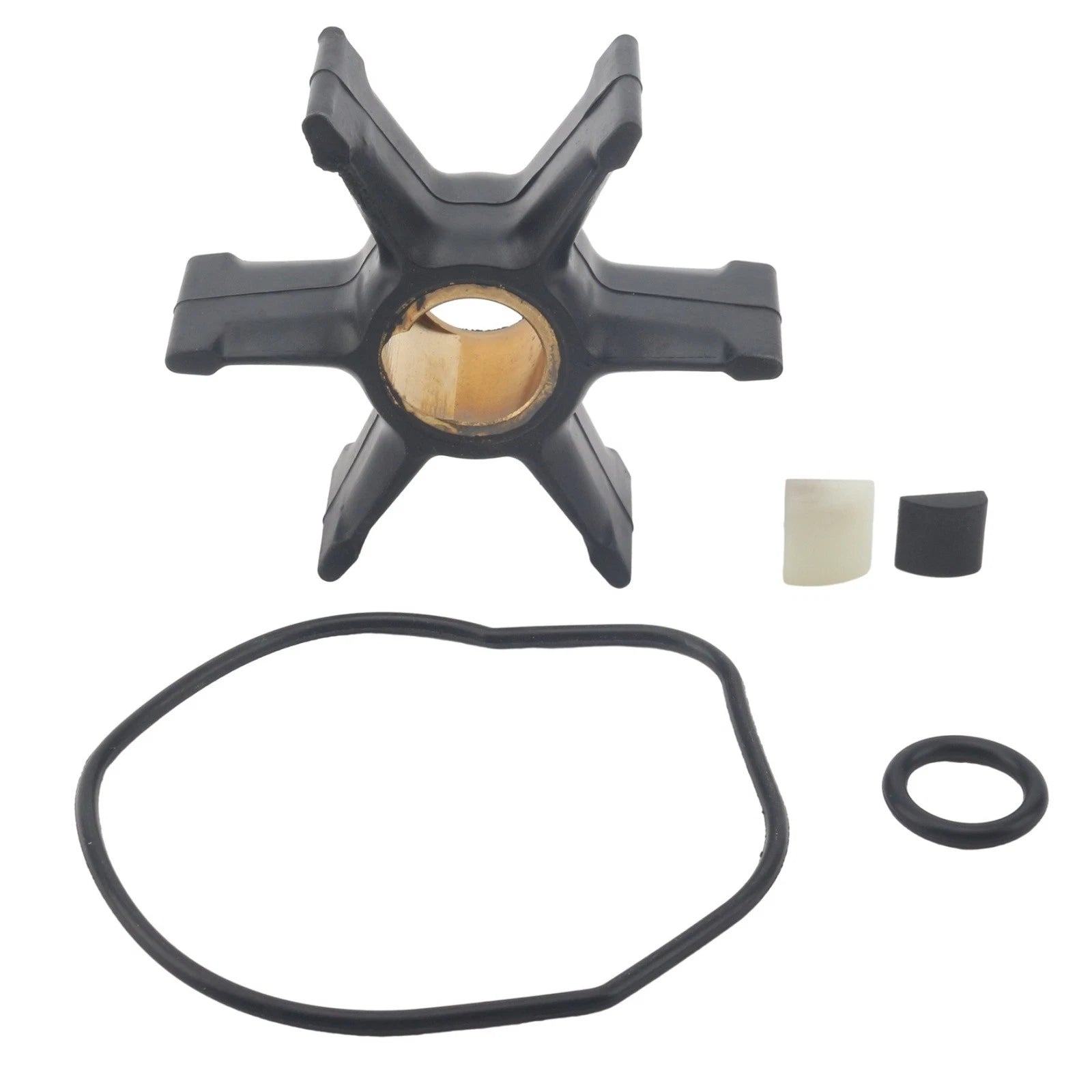 Water Pump Impeller & Key for Evinrude Johnson Outboard 40-55 HP (0777214)