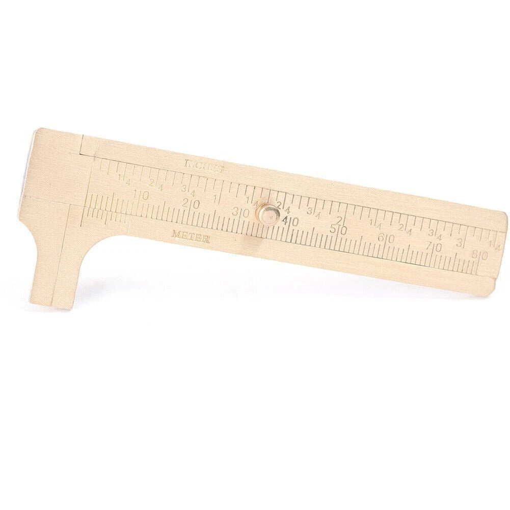 Mini Brass Sliding Gauge Vernier Caliper 80mm for Precision Measurement
