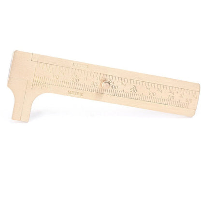 Mini Brass Sliding Gauge Vernier Caliper 80mm for Precision Measurement