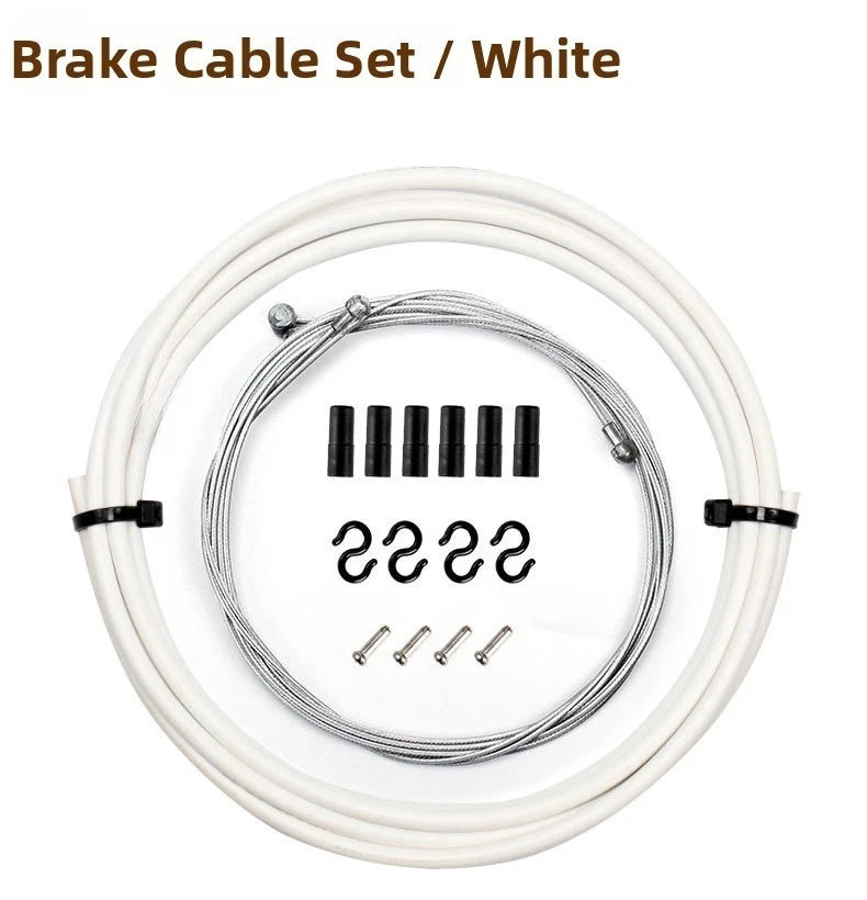 Brake Cable and Index Shift Cable Kit for Most Bicycle Types