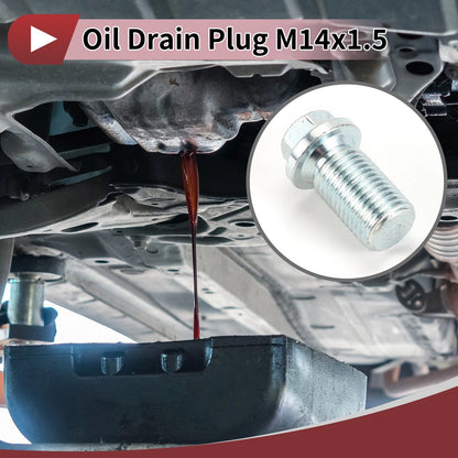 Oil Drain Plug Set for Mercedes-Benz Sprinter 2500 3500 (2010–2021)