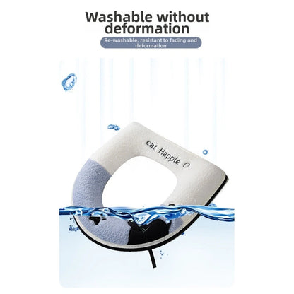 Ushaped Toilet Seat Cover with Zipper for Easy Installation