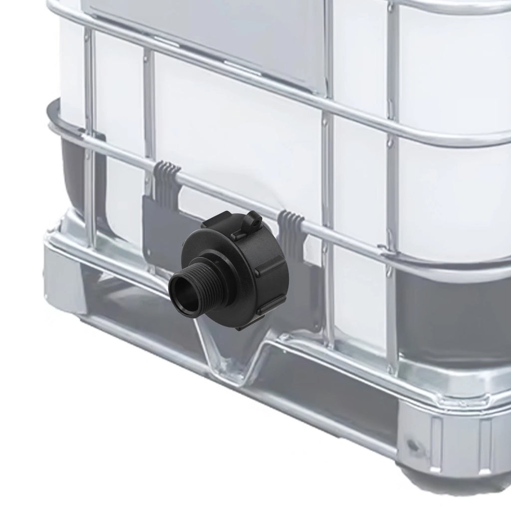 Connection Hose Fitting for Water Tank (1 Inch External Thread)