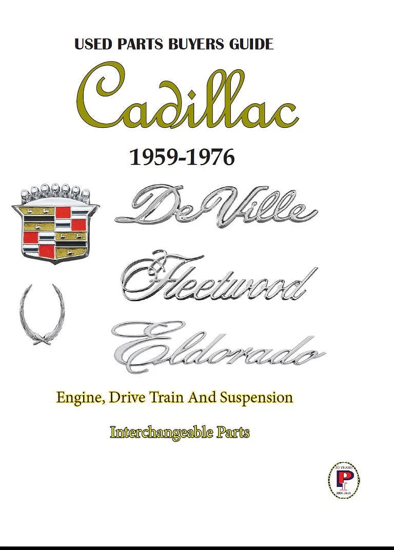 Cadillac Parts Interchange Manual for Deville Eldorado (1959–1976)