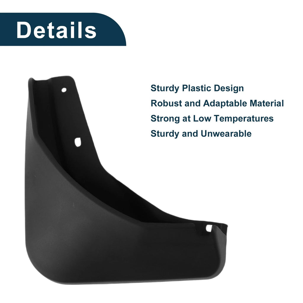 Set of 2 Mud Flaps Splash Guards for Skoda Fabia (2015–2019)