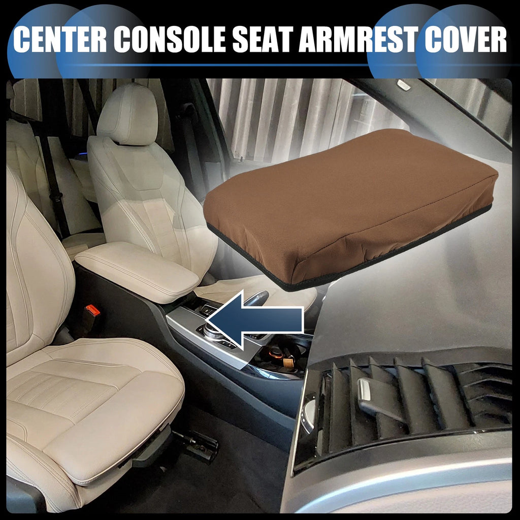 Armrest Protector Cover Pad for BMW X3 2011–2023 Neoprene Deep Brown