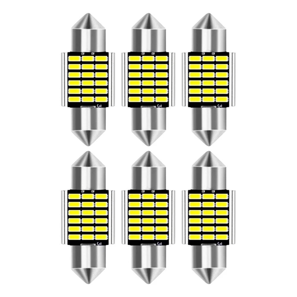 Pack of 6 DE3175 3014 LED Bulbs for Enhanced Lighting Experience