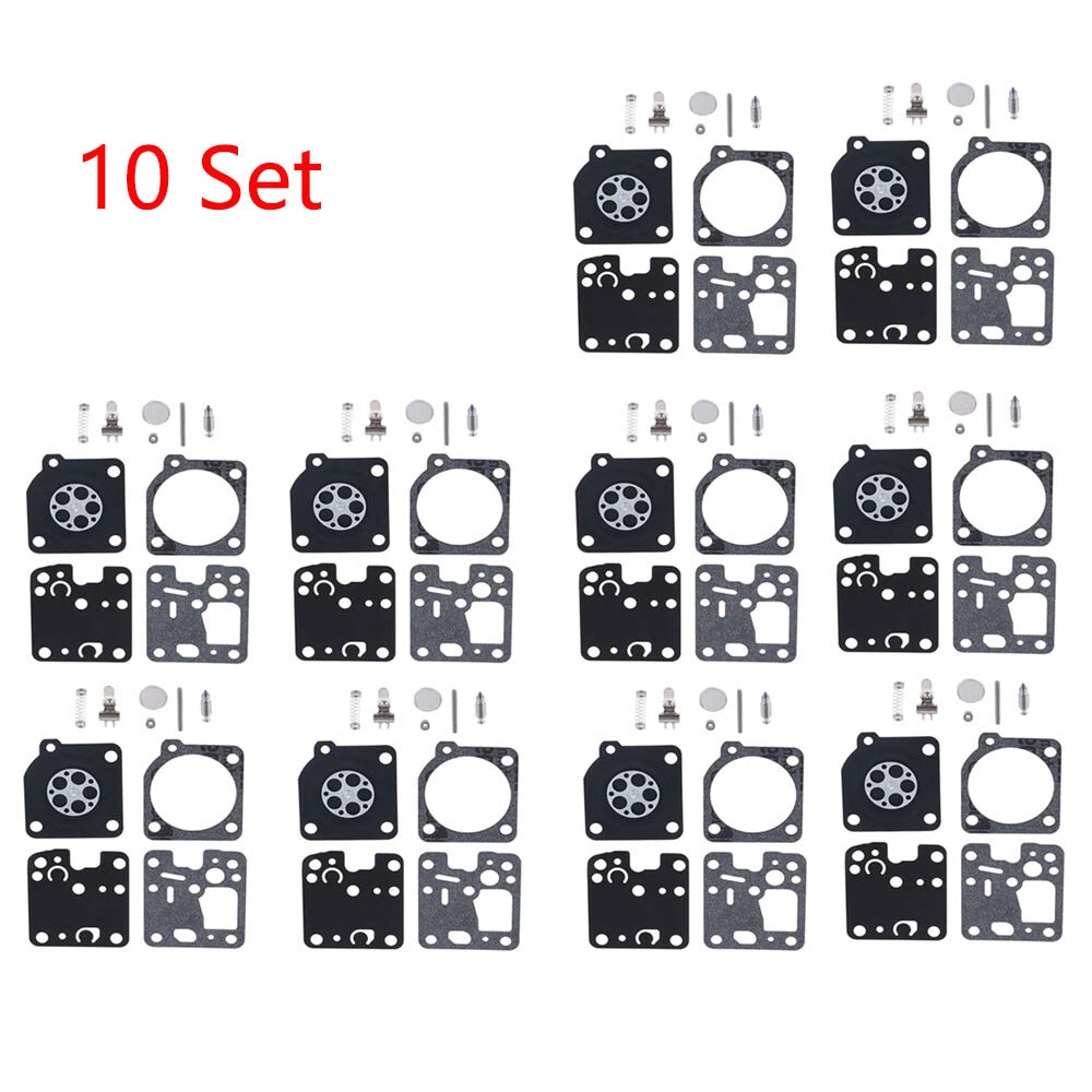Set of 10 Carburetor Gasket Kits for Echo SRM230 SRM231 ES230 (Zama RB-107)