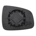 Left Driver White Mirror Glass with Back for Dacia Duster (2010–2023)
