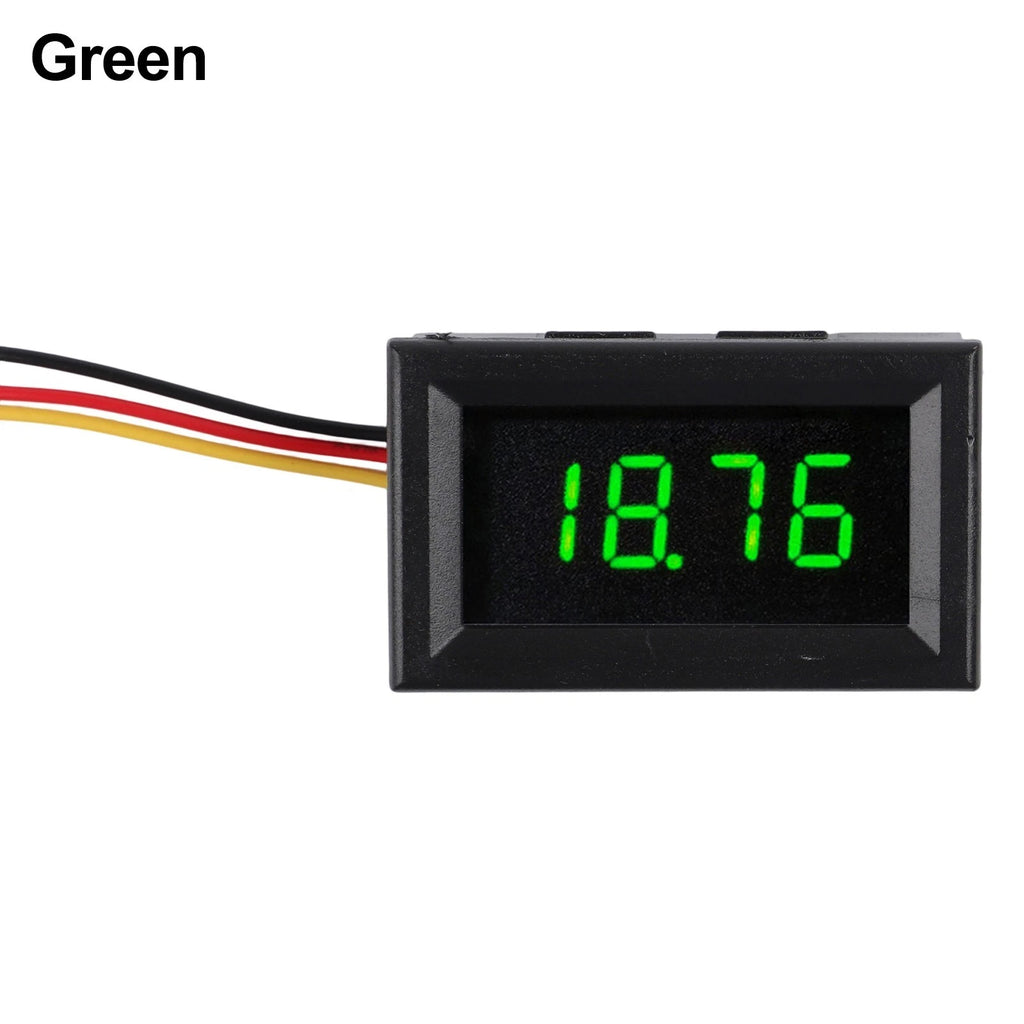 3 Wire Digital Voltmeter DC 036 Inch 4 Digit LED Voltage Tester for