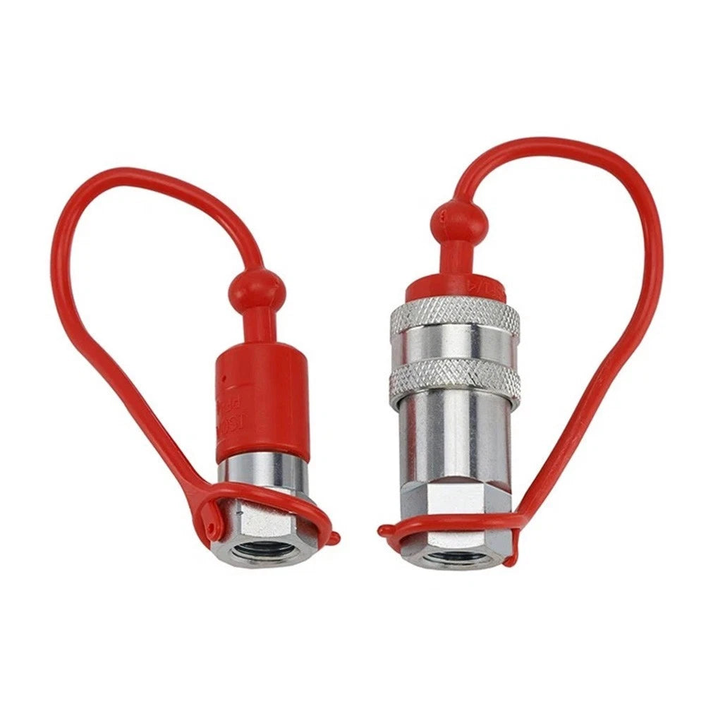 Quick-release fittings 1/4 NPT coupler galvanized finish
