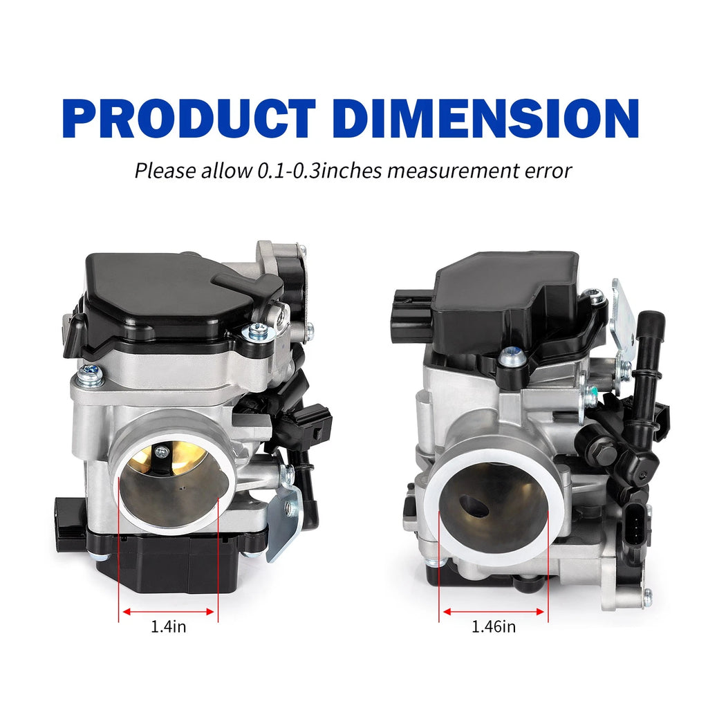 Throttle Body for Honda Rancher 420 4X4 TRX420FM2 (2014–2016, 2018) #16400-HR3-A42