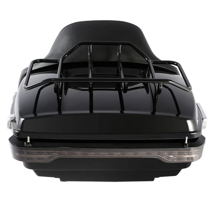 LED Trunk Backrest Pad Rack for Harley Road Glide (2014–2026)