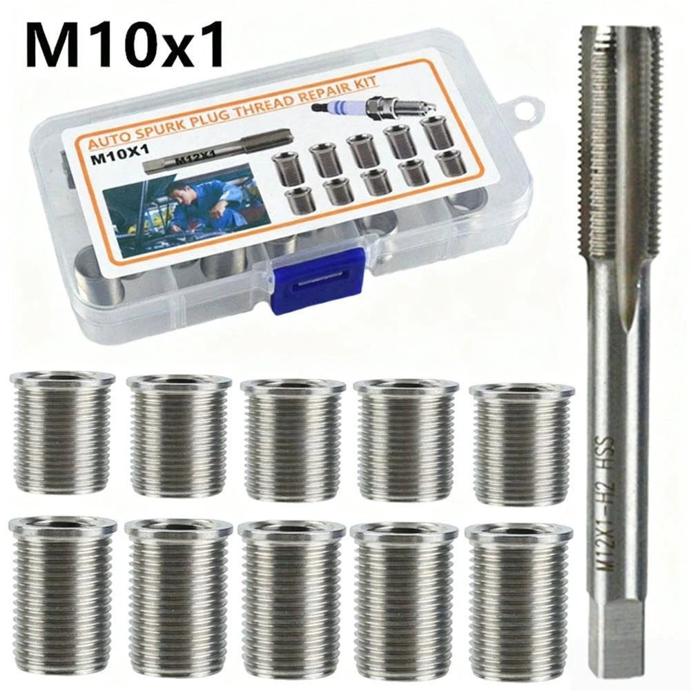 Engine Thread Repair Tool Kit M10x1.0 with Stainless Steel Insert