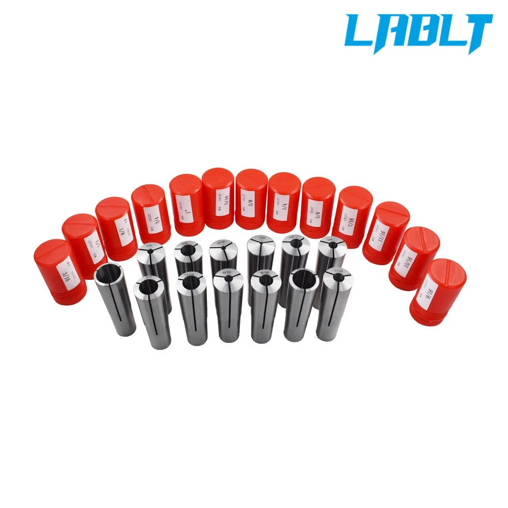 13Pcs #4 Morse Taper Collet Set 1/8"-1" 4MT MT4