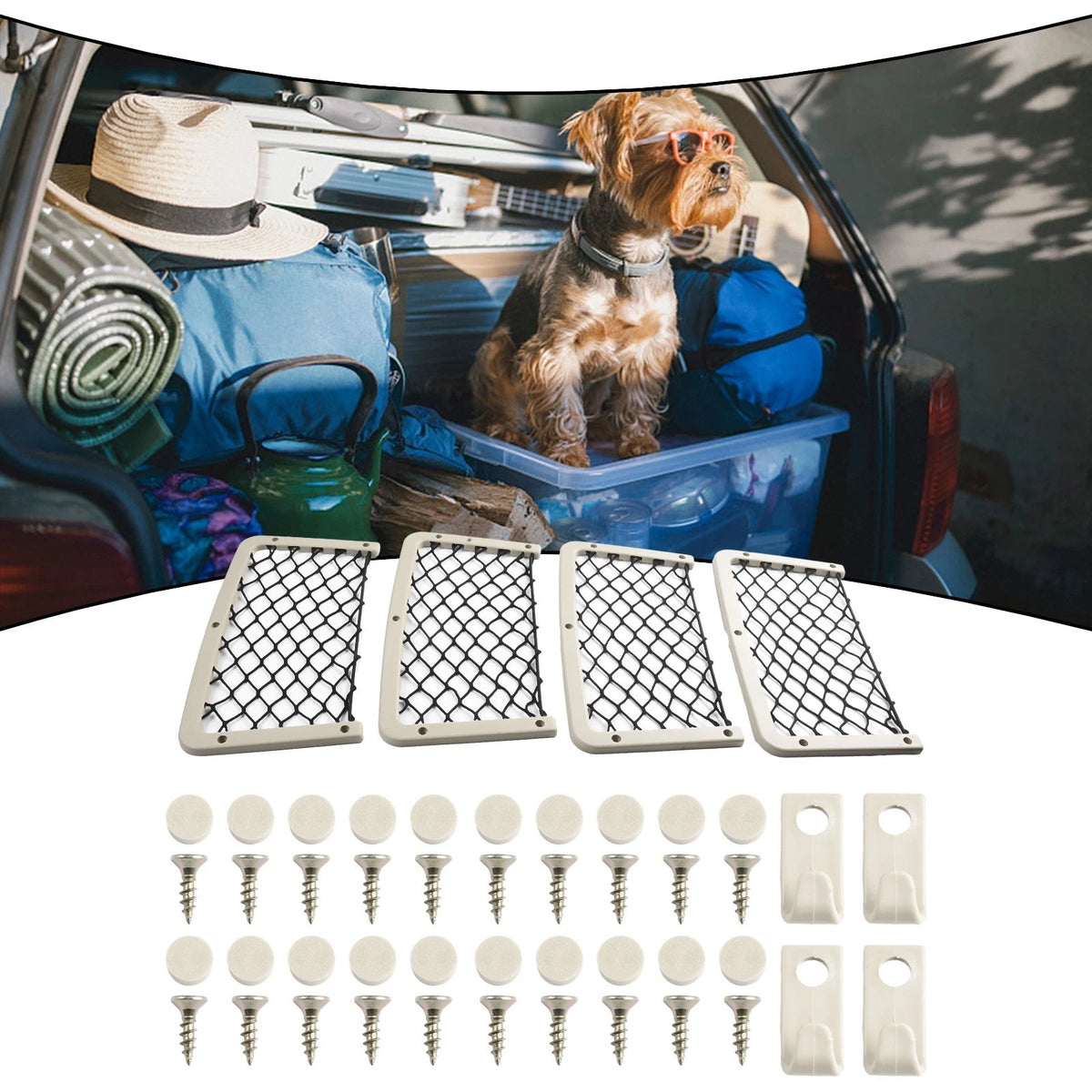 Elastic Mesh Net Bag for Various Applications (Universal Fit)