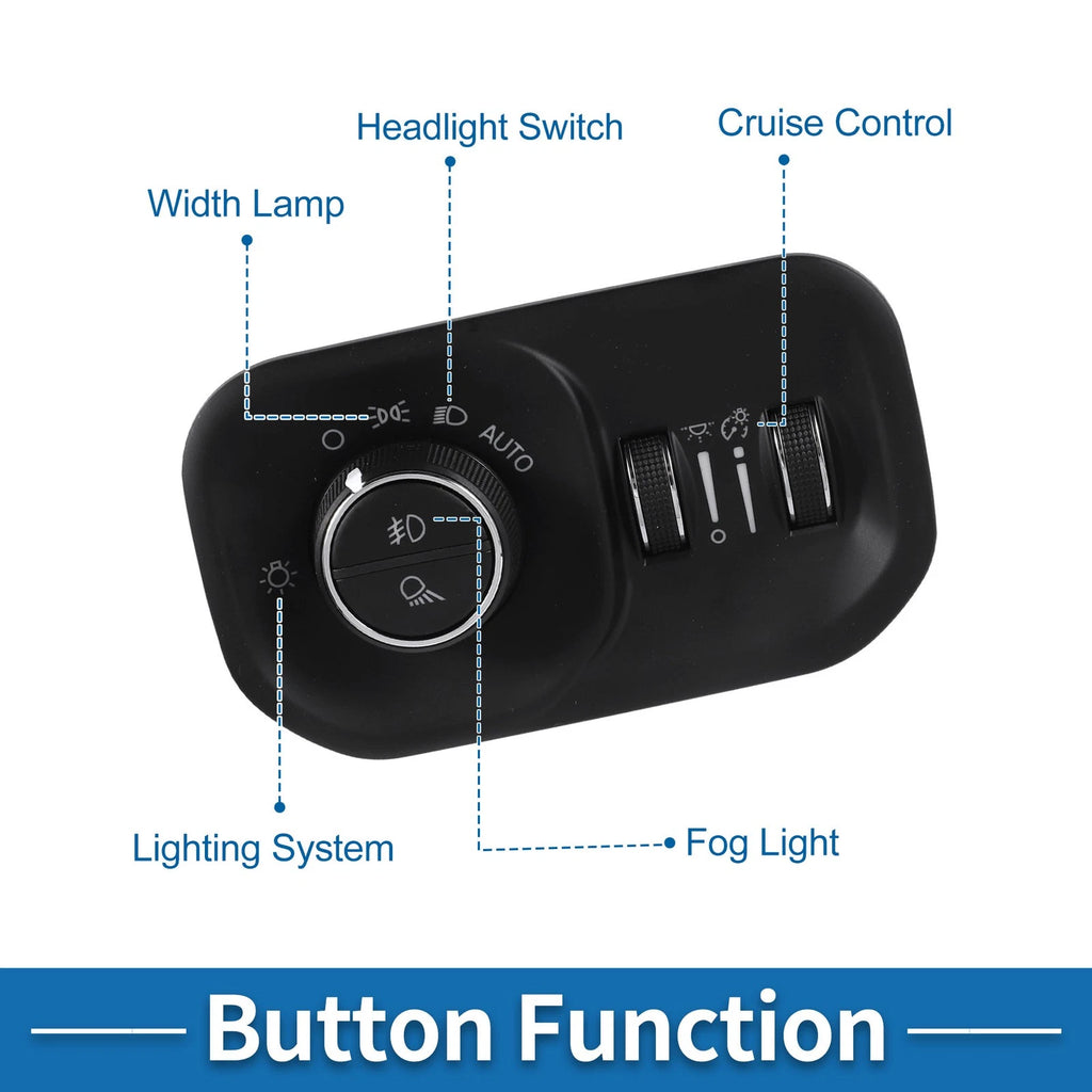 Headlight Switch No.68156061AB for Ram 1500 (2019–2020)