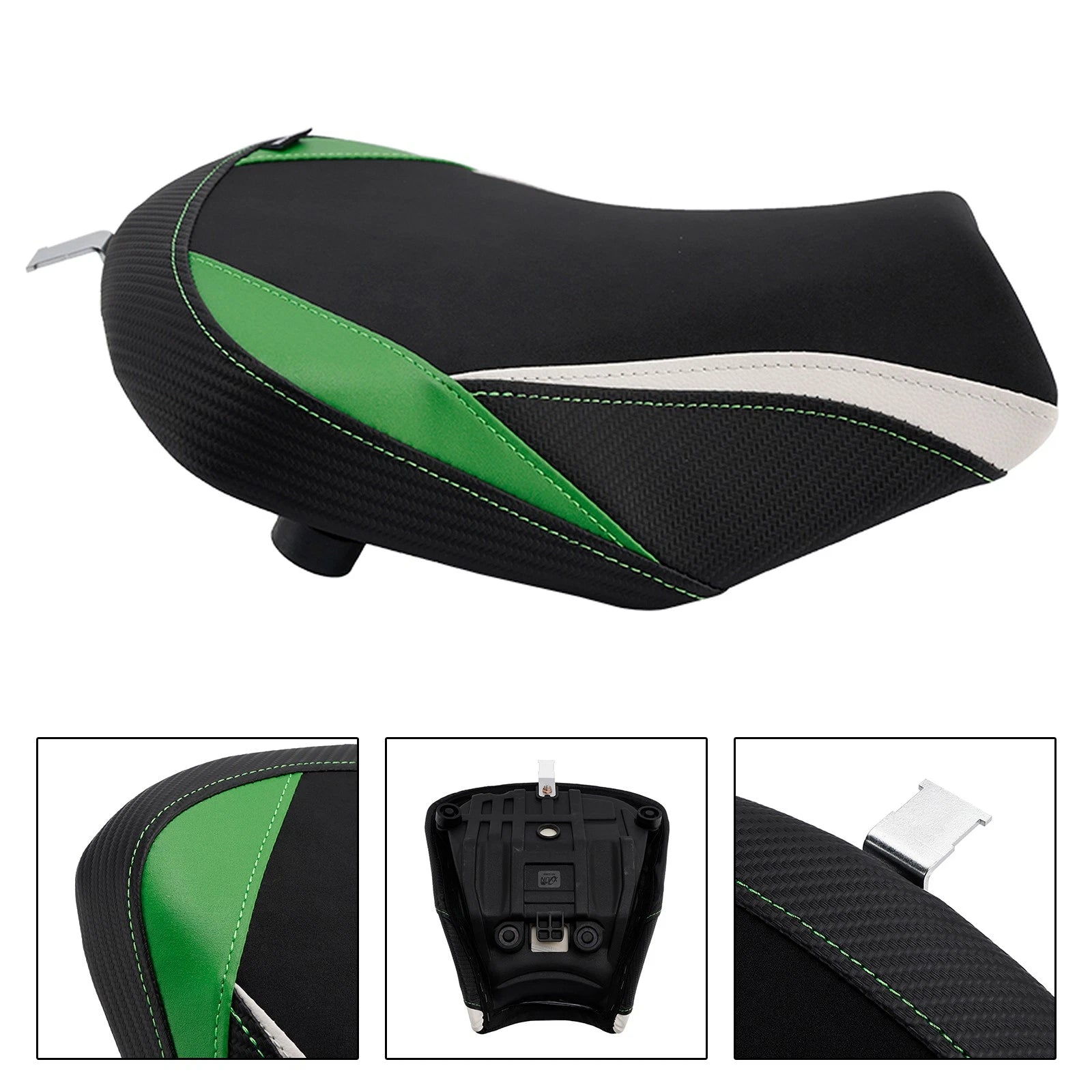 Front Driver Seat Pillion Saddle for Kawasaki Ninja 650 Z650 (2017–2025)