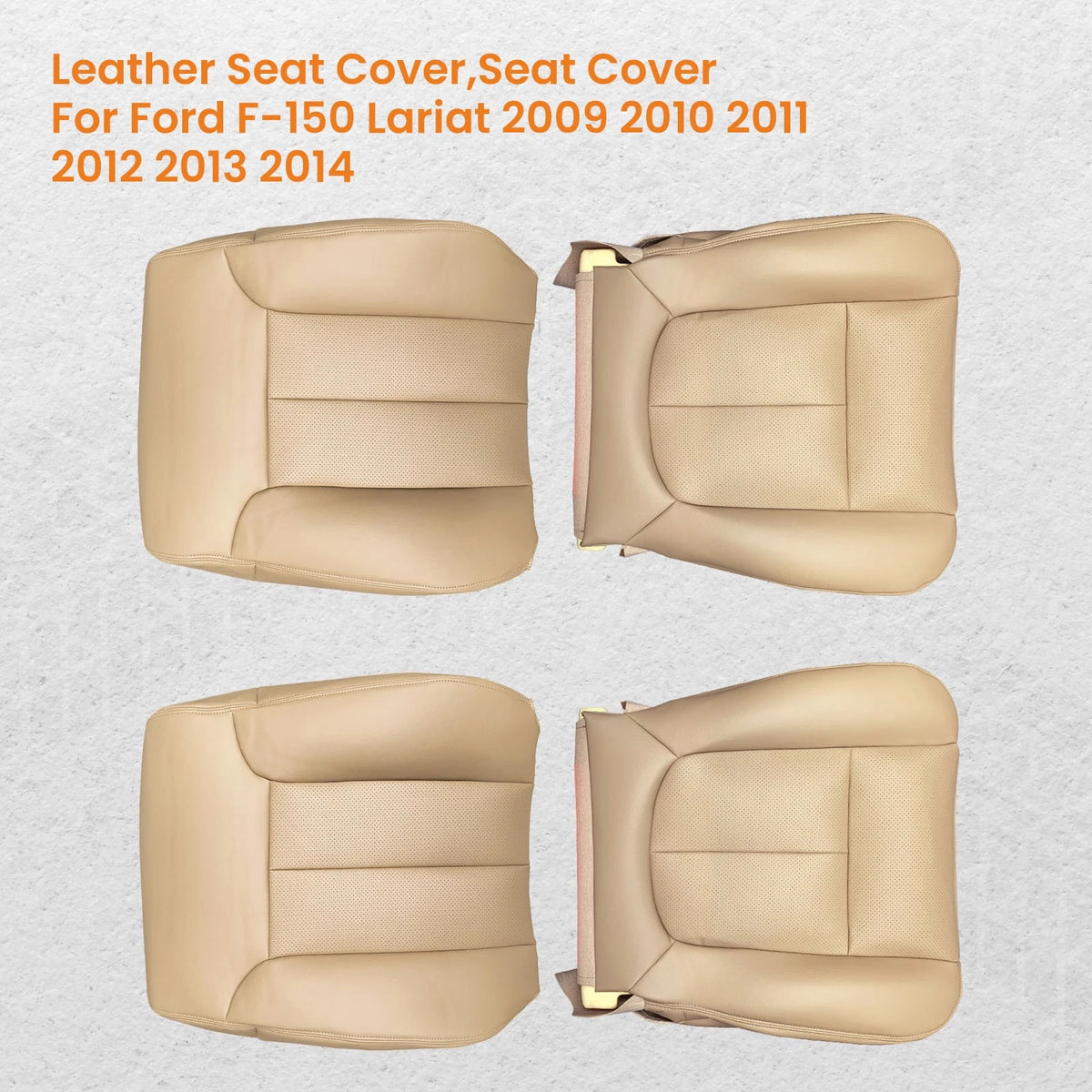 Leather Seat Covers for Ford F150 Lariat (2009–2014)
