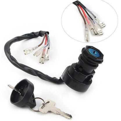 Ignition Switch with 2 Keys for Polaris Trail Boss 250 350 2X4 4X4 (1989–1995)