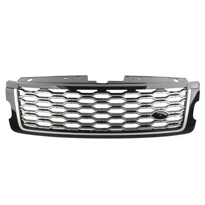 Front Bumper Grille for Land Rover Range Rover (2018–2022) Black/Silver
