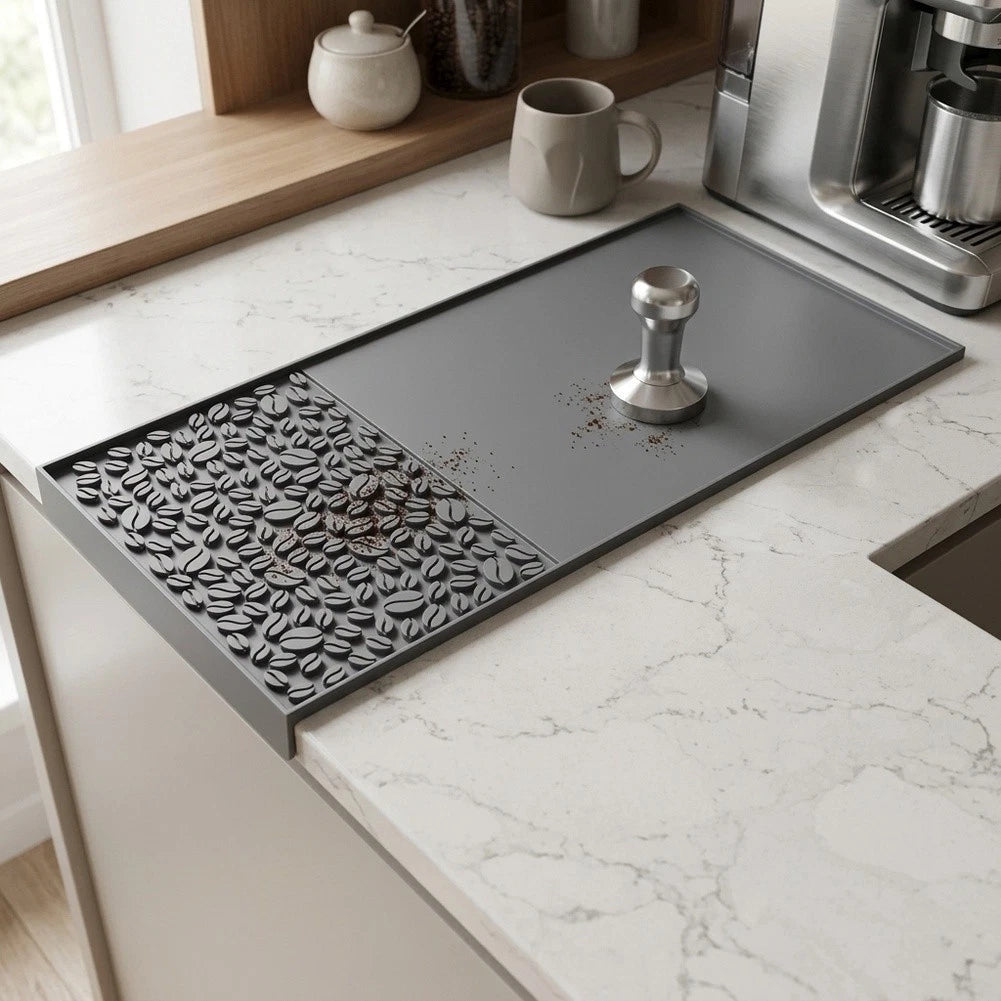 60x30cm Silicone Drainage Mat for Kitchen Countertop Non-Slip Drip Tray