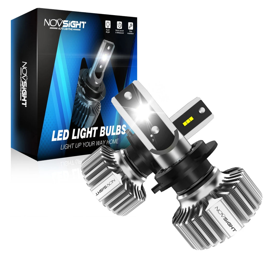 2X H7 LED Headlight Bulbs 10000LM 6500K for Halogen Replacement