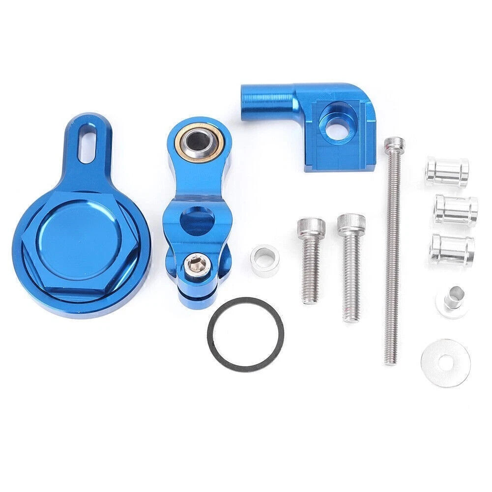 CNC Mount Bracket Kit Steering Damper Stabilizer for Yamaha YZF R1 (1998–2001)