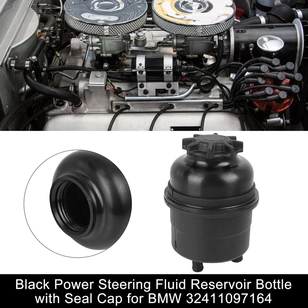 Power Steering Fluid Reservoir Bottle with Seal Cap for BMW 3 Series (E30)
