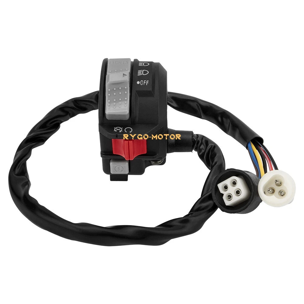 Left Handlebar Start Switch Headlight for Yamaha Big Bear 350 YFM350F (1987–1992)