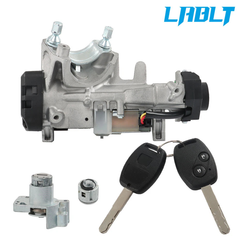 Ignition & Door Lock Cylinder Switch Assembly Set w/2 Remote Keys for CR-V (2017–2022)