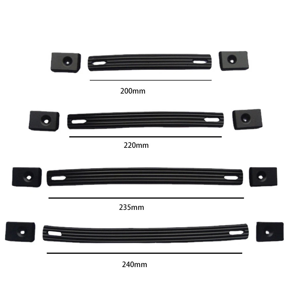 Black Vinyl Encased Steel Strap Handle for Tools and Gear