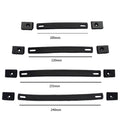 Black Vinyl Encased Steel Strap Handle for Tools and Gear