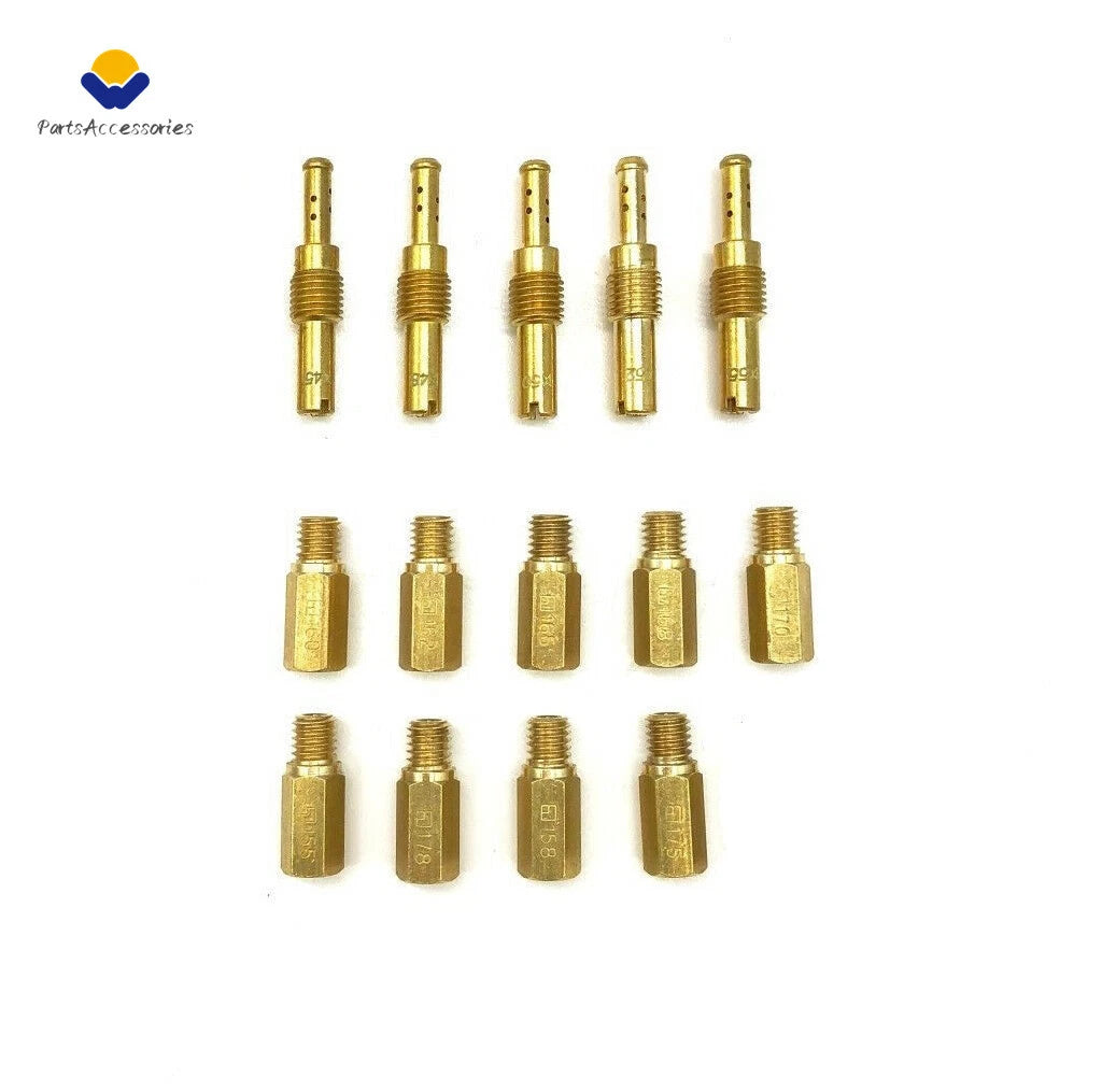 9pcs Main Jets & 5pcs Pilot Jet Kit for Honda TRX450R TRX450ER (2004–2009)