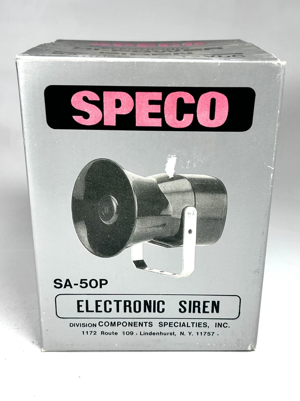 Speco SA-50P Electronic Siren for Universal Use (6-12 Volt)