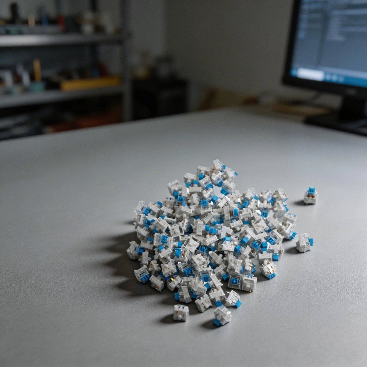 108 PCS Mechanical Keyboard Switches Replacement 3 Pin Tactile Click
