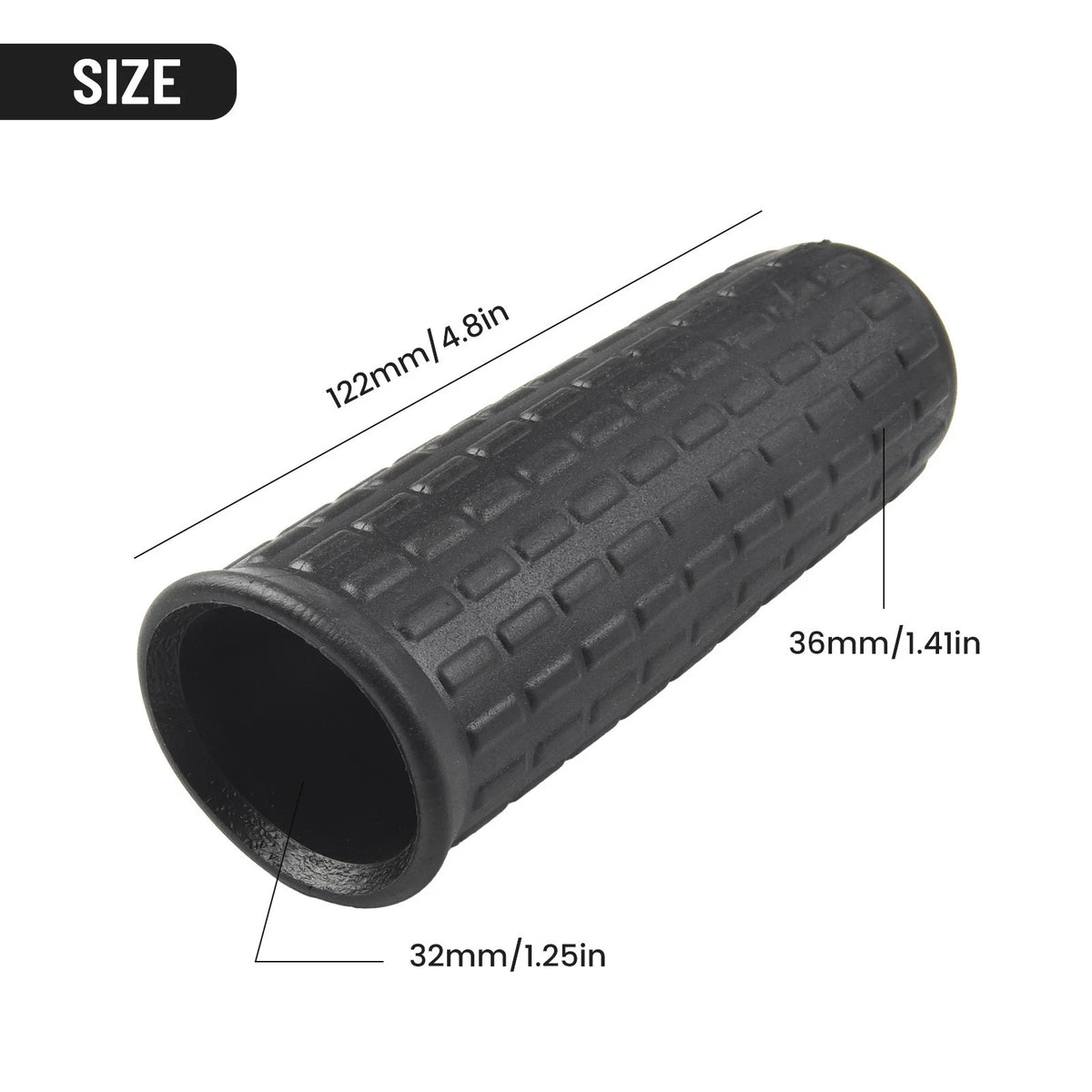 2X Rubber Handles for Wheelbarrow