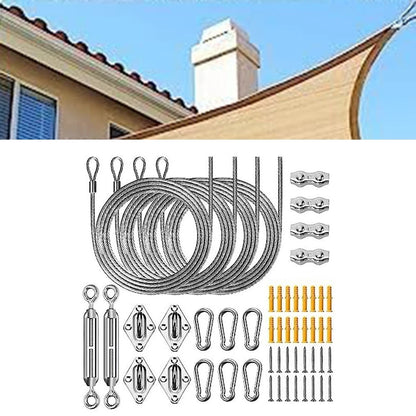 52-Piece Stainless Steel Hardware Set for Shade Sails