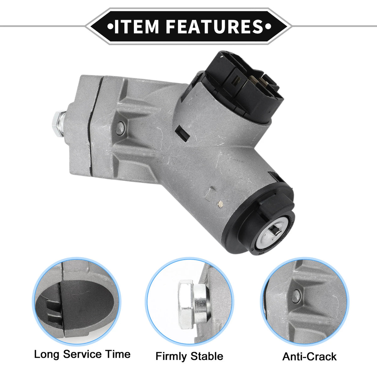 Ignition Switch Lock Cylinder Assembly for Fiat Cinquecento Ducato (1992–2000)