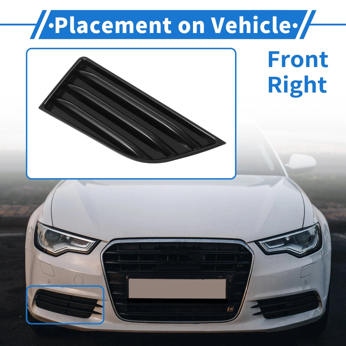 Front Right Fog Light Grill Replacement for Chevrolet Traverse (2022–2023)