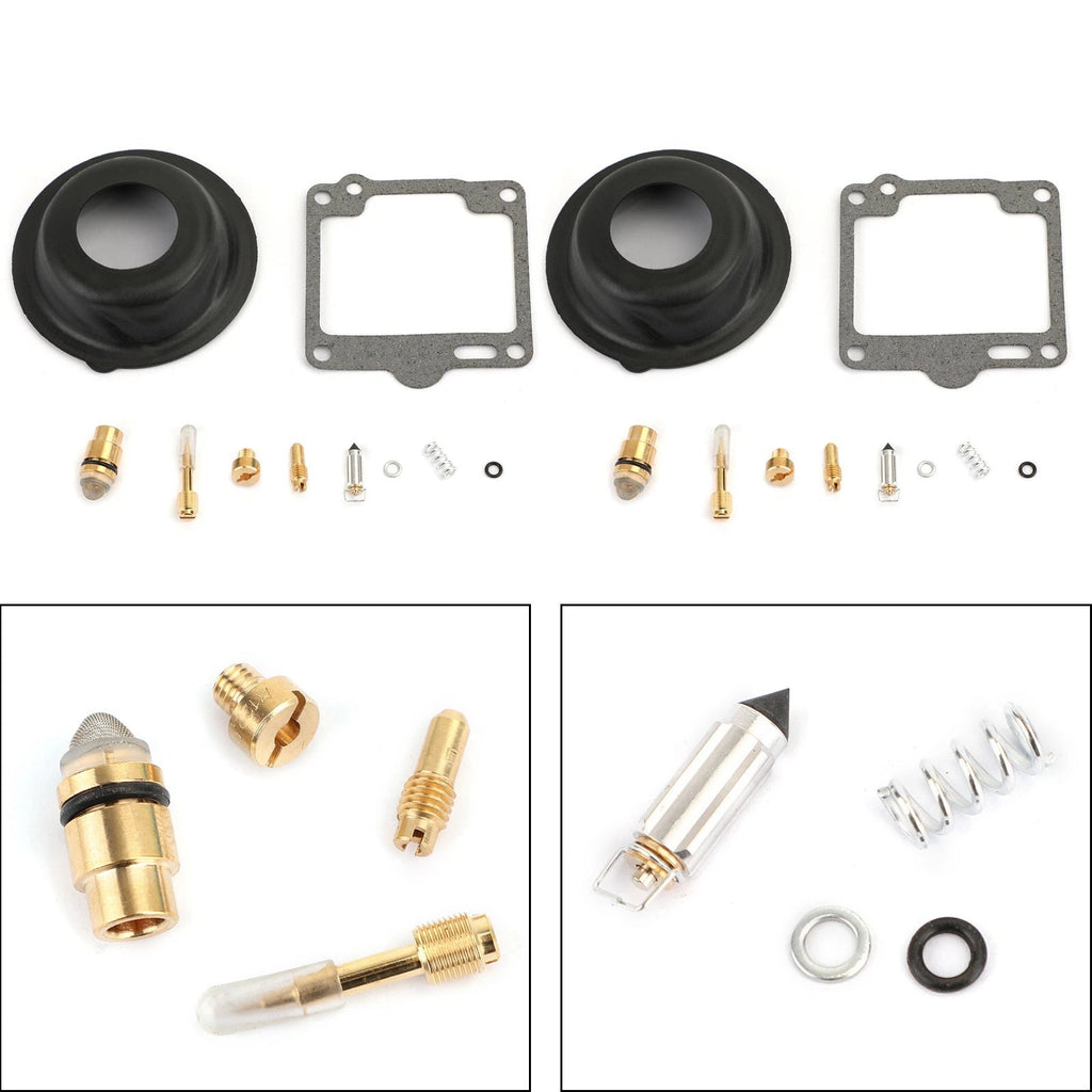 Carburetor Repair Rebuild Kit for Yamaha Virago XV750 (1988–1997) XV1100 (1988+) T9