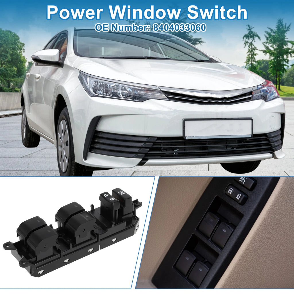 Front Right Power Window Switch for Lexus ES350 ES250 ES200 (2013–2018)