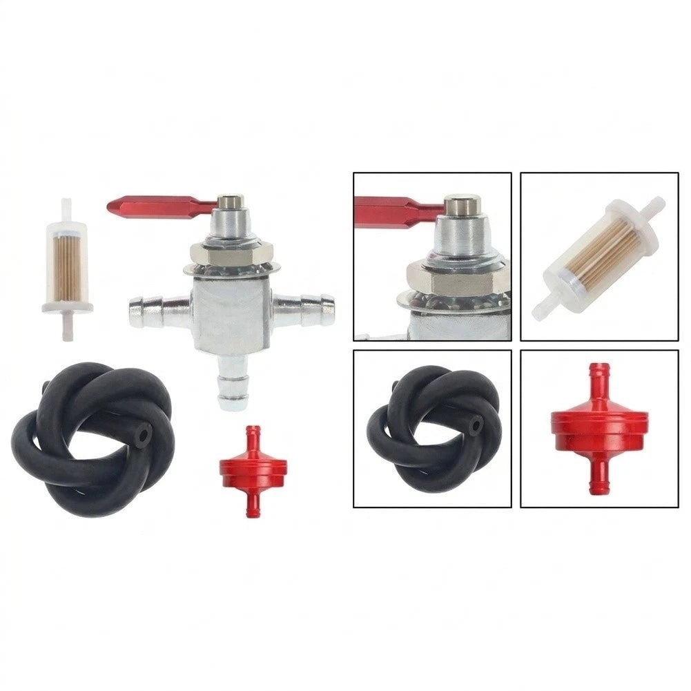 2-Way Fuel Valve Inline Filter Set for