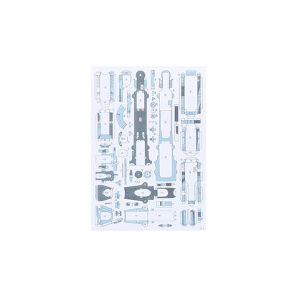 1/400 Italy Muzio Attendolo Light Cruiser Paper Model Kit Unassembled