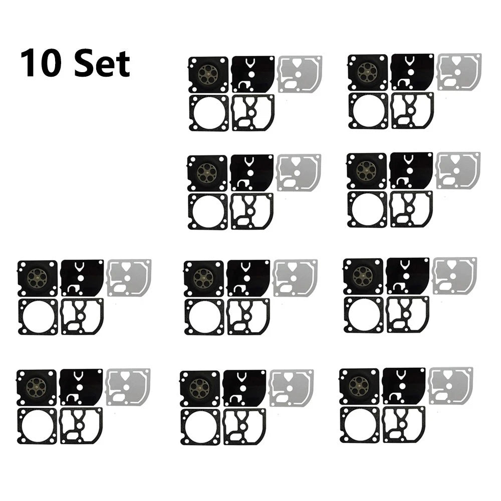 Set of 10 Carburetor Gasket Diaphragm Kit for ZAMA GND-105 C1M-EL44