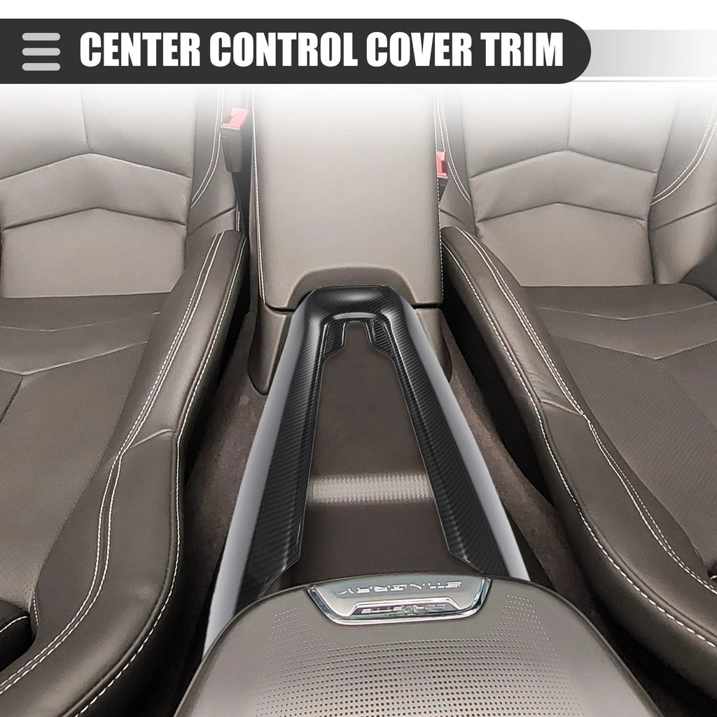 Center Console Control Cover Trim for Chevrolet Corvette C8 (2020–2023)