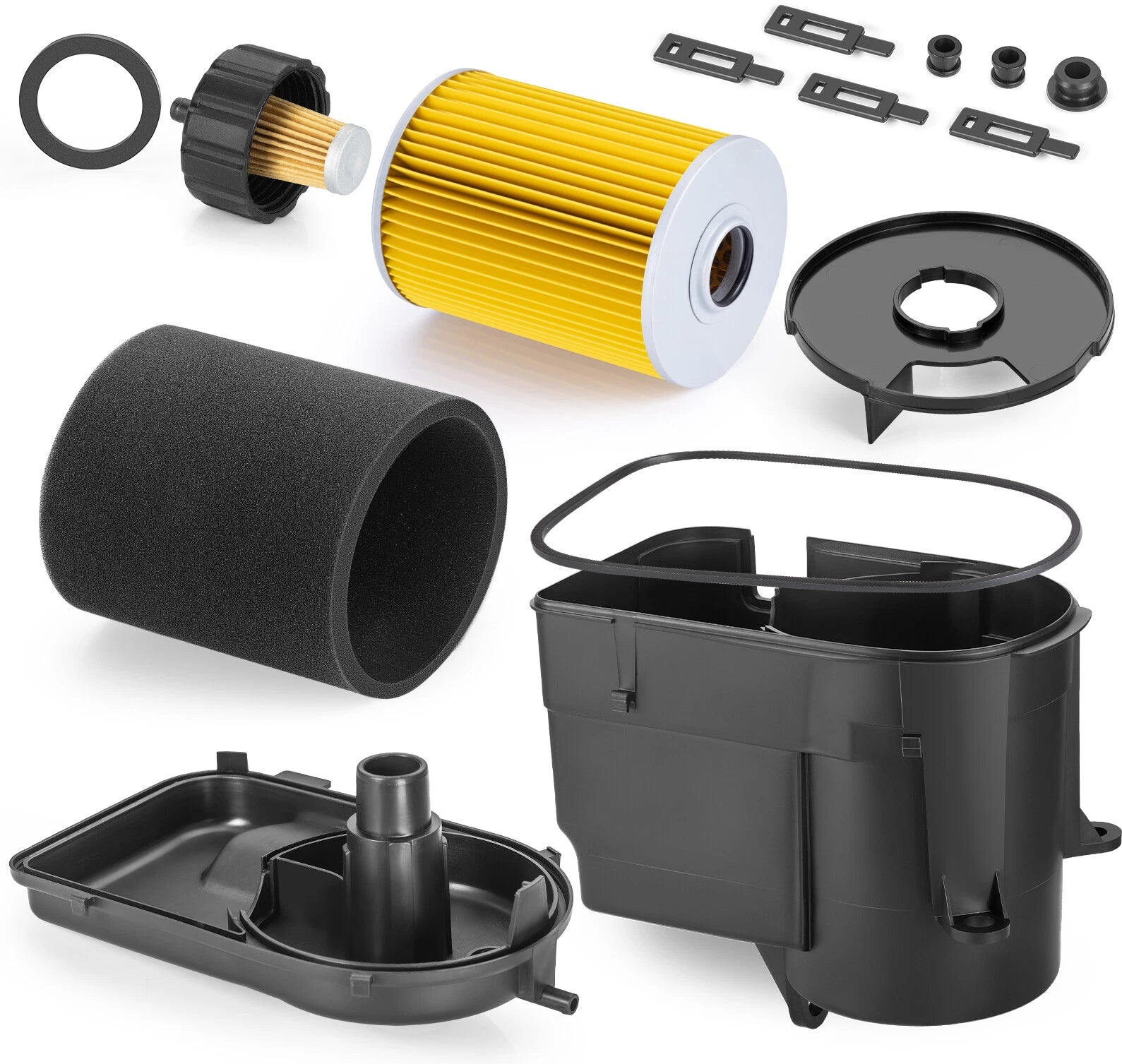 Air Filter Box Cover Cap w/ Seal Hook for Yamaha Golf Cart G2 G5 G8 G9 G11 (1985–1995)